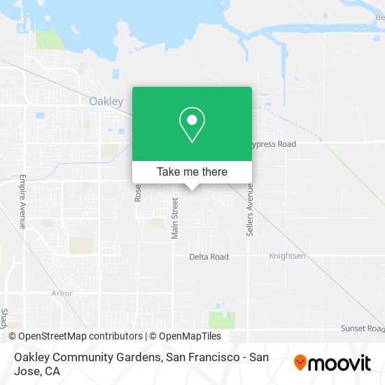 Mapa de Oakley Community Gardens