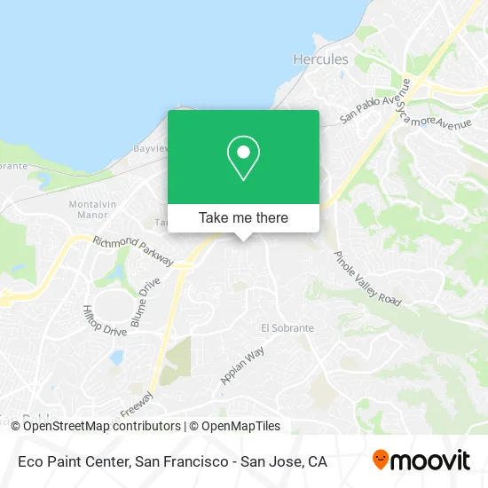 Mapa de Eco Paint Center