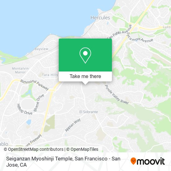 Mapa de Seiganzan Myoshinji Temple