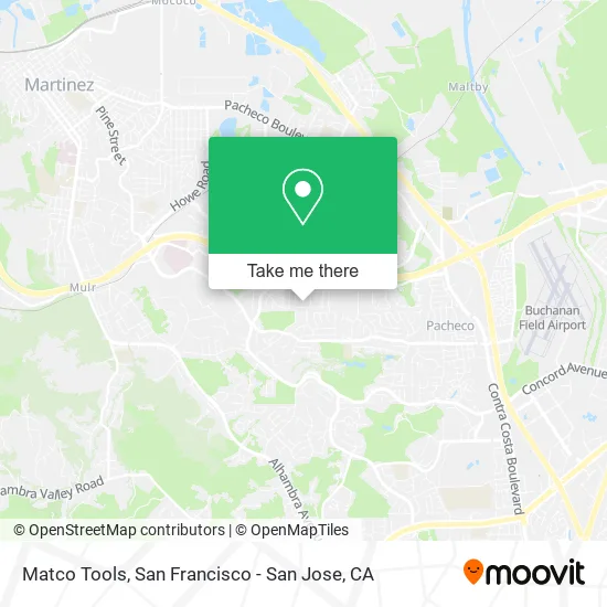 Mapa de Matco Tools