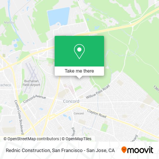 Rednic Construction map