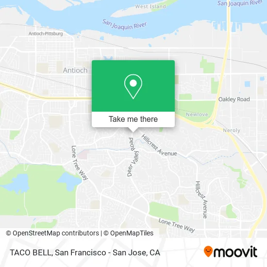 TACO BELL map