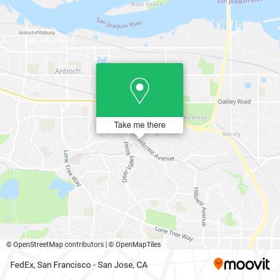 Mapa de FedEx