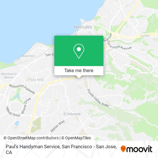 Paul's Handyman Service map