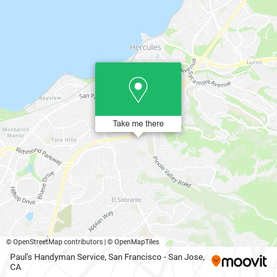 Paul's Handyman Service map