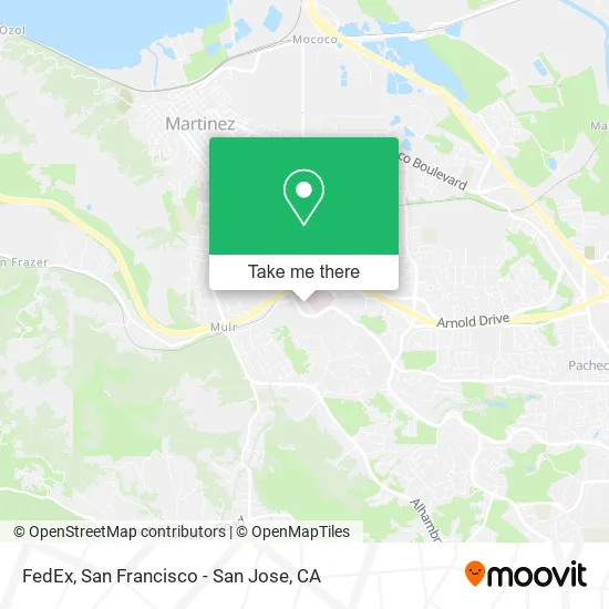 Mapa de FedEx