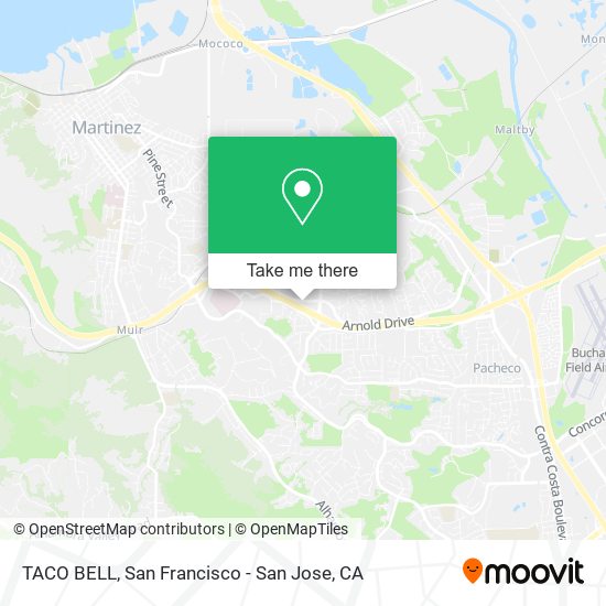 TACO BELL map