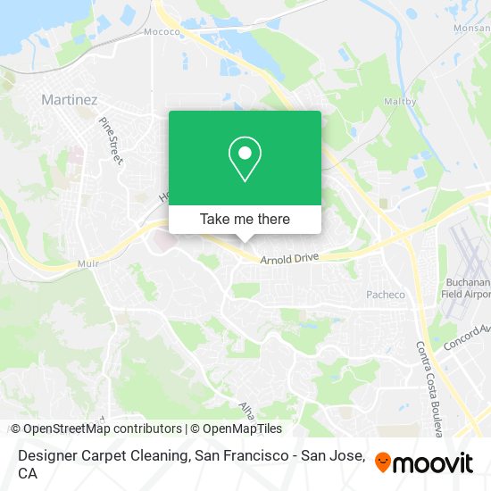 Designer Carpet Cleaning map