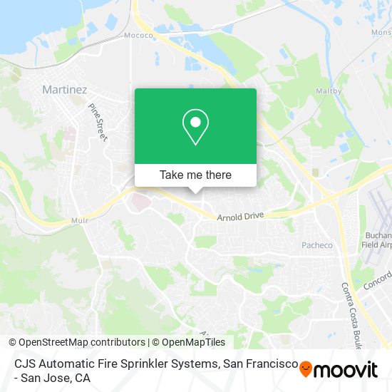 Mapa de CJS Automatic Fire Sprinkler Systems