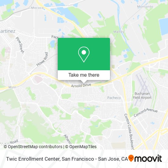 Mapa de Twic Enrollment Center