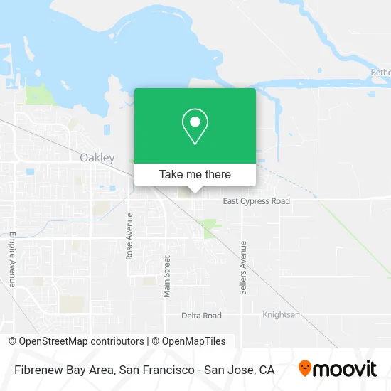 Fibrenew Bay Area map