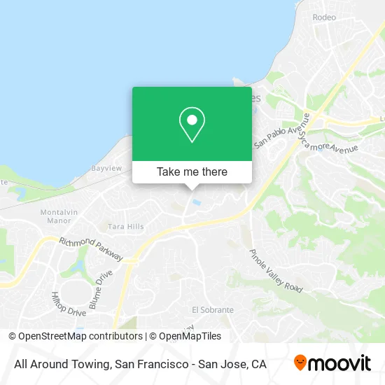 Mapa de All Around Towing