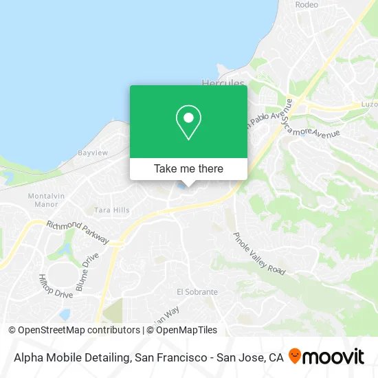 Alpha Mobile Detailing map