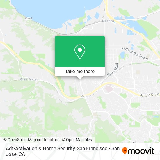 Mapa de Adt-Activation & Home Security