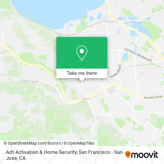 Mapa de Adt-Activation & Home Security