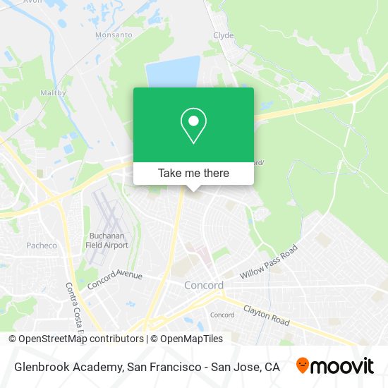 Glenbrook Academy map