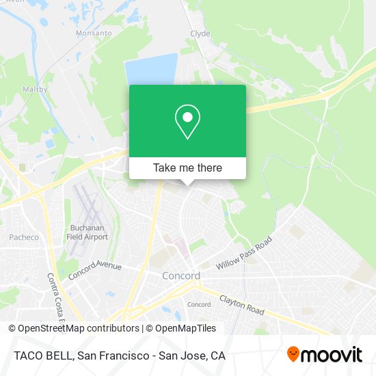 TACO BELL map