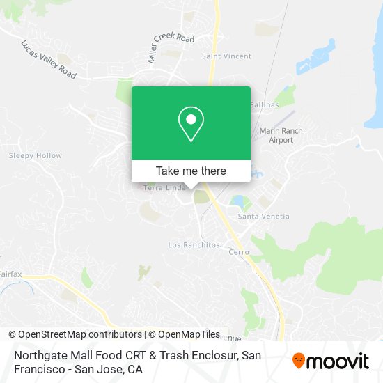 Northgate Mall Food CRT & Trash Enclosur map