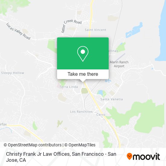 Mapa de Christy Frank Jr Law Offices