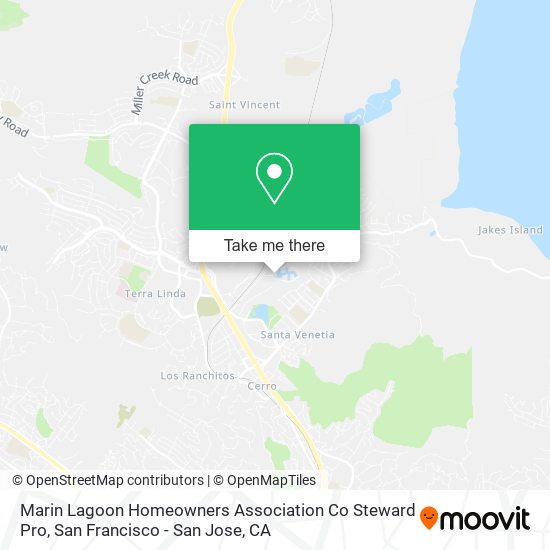 Marin Lagoon Homeowners Association Co Steward Pro map