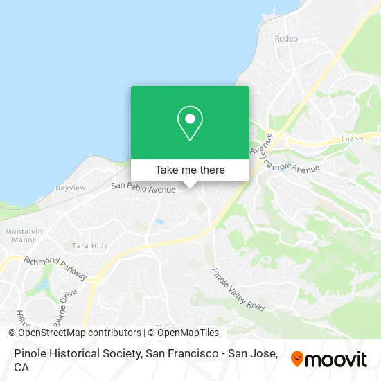 Mapa de Pinole Historical Society