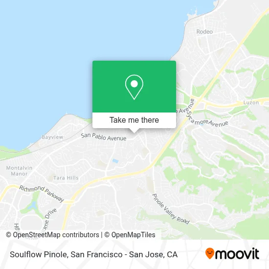 Soulflow Pinole map
