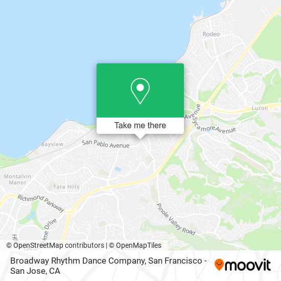 Broadway Rhythm Dance Company map