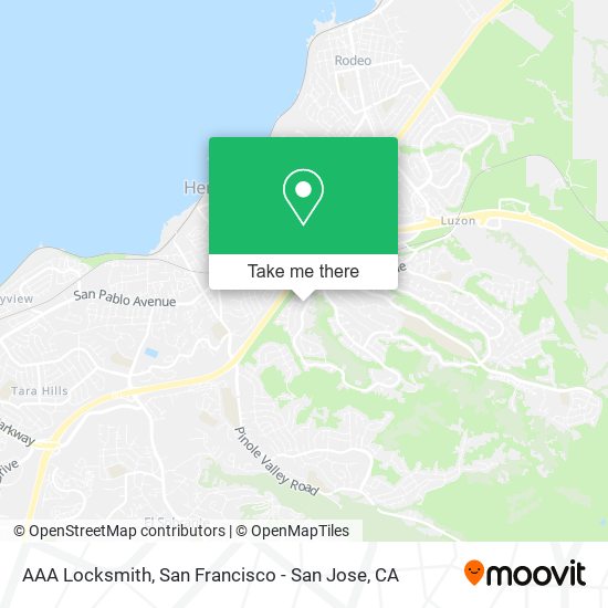 AAA Locksmith map