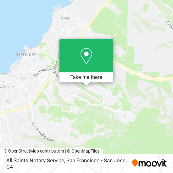 Mapa de All Saints Notary Service