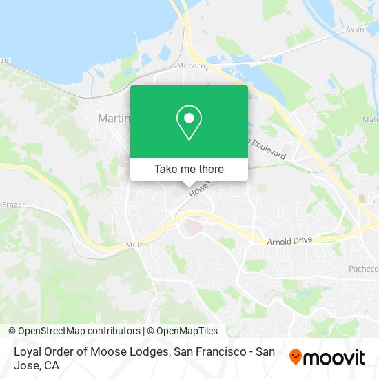 Mapa de Loyal Order of Moose Lodges