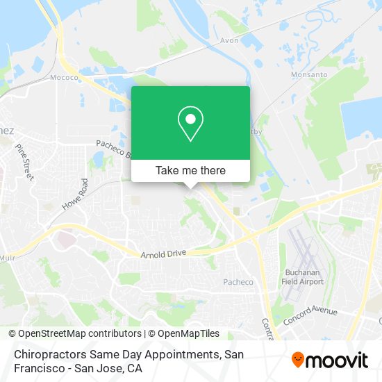 Mapa de Chiropractors Same Day Appointments