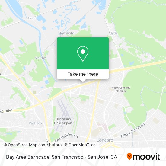 Bay Area Barricade map