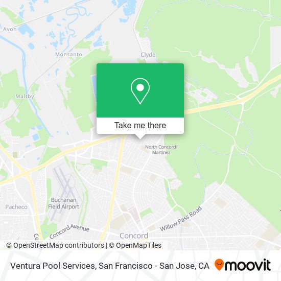Mapa de Ventura Pool Services