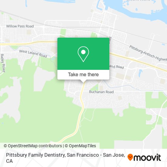 Pittsbury Family Dentistry map