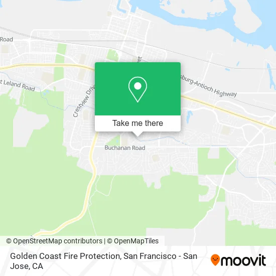 Golden Coast Fire Protection map