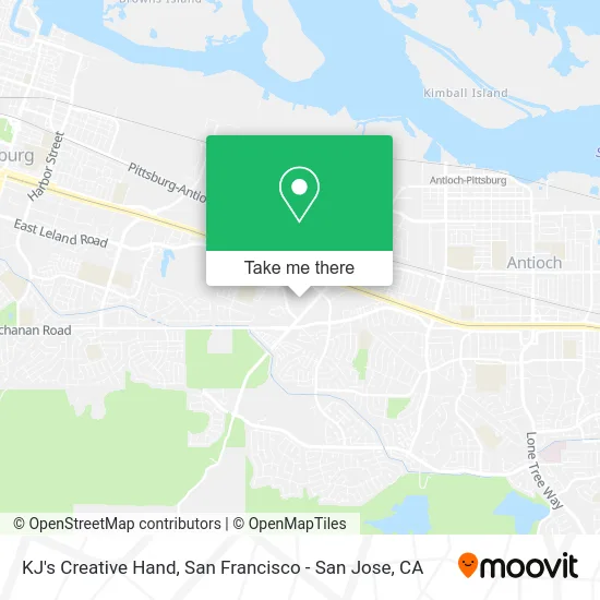 KJ's Creative Hand map