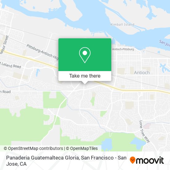 Mapa de Panaderia Guatemalteca Gloria