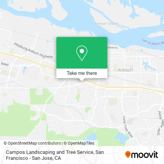 Campos Landscaping and Tree Service map