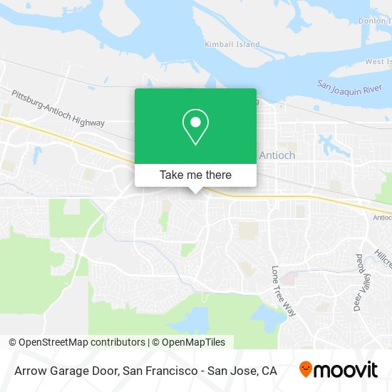 Arrow Garage Door map