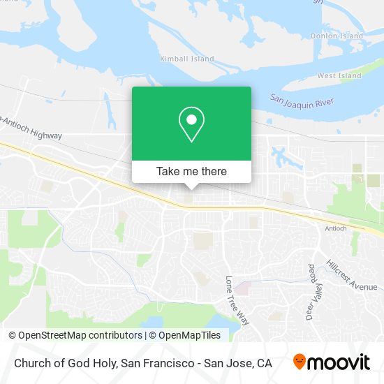 Mapa de Church of God Holy