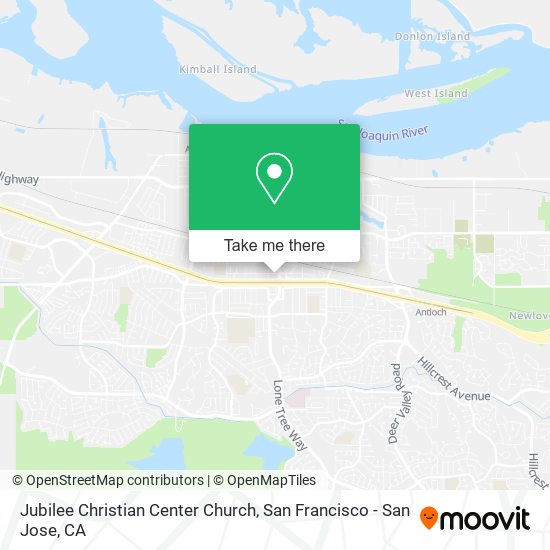 Jubilee Christian Center Church map
