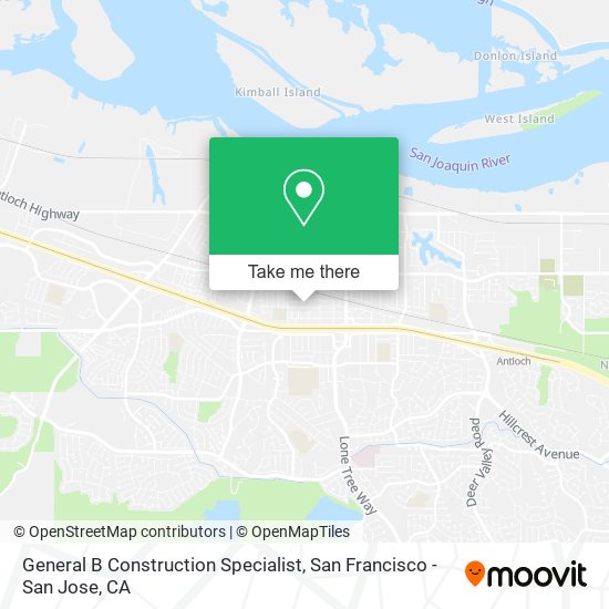 Mapa de General B Construction Specialist