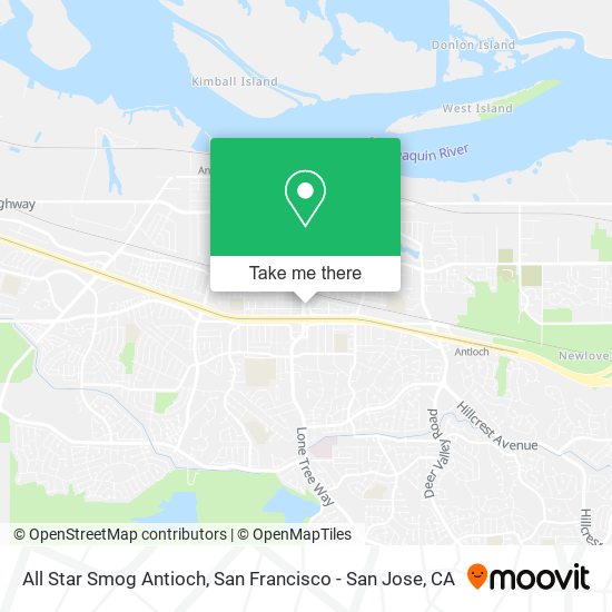 Mapa de All Star Smog Antioch