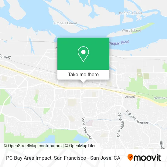 PC Bay Area Impact map