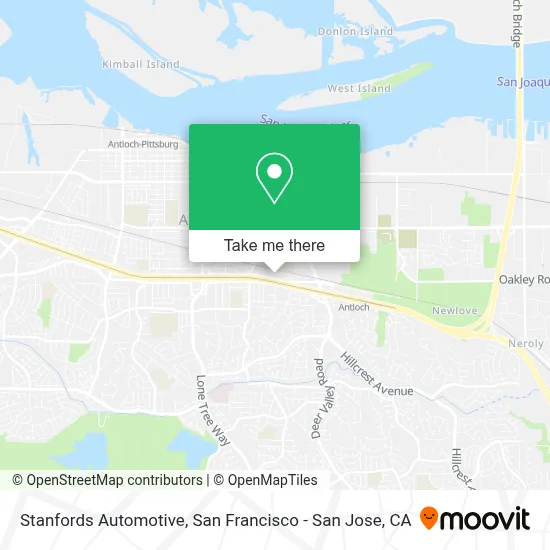 Stanfords Automotive map