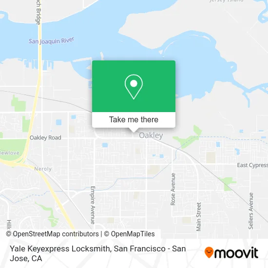 Yale Keyexpress Locksmith map