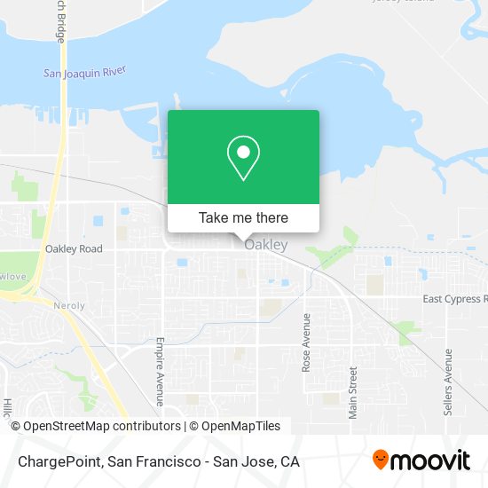 Mapa de ChargePoint