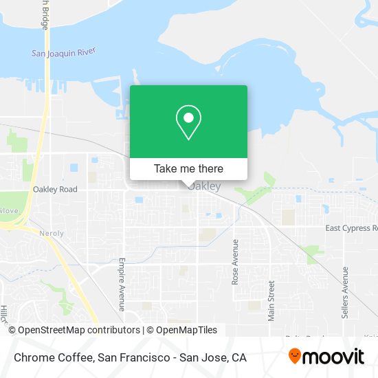 Mapa de Chrome Coffee