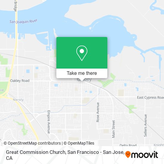 Great Commission Church map