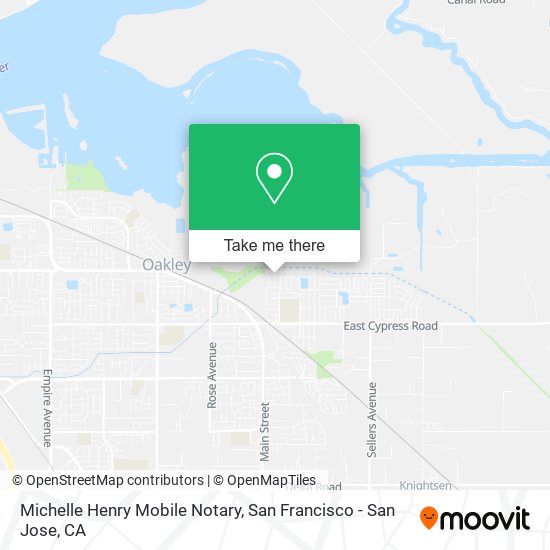 Michelle Henry Mobile Notary map